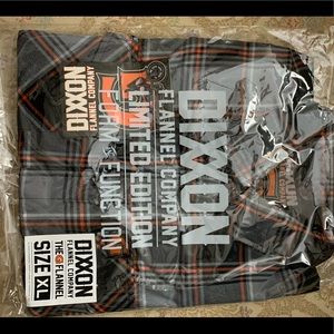 DIXXON X HOUSE OF HARLEY “The G Flannel”.    !BNIB NEVER OPENED!    Size XL